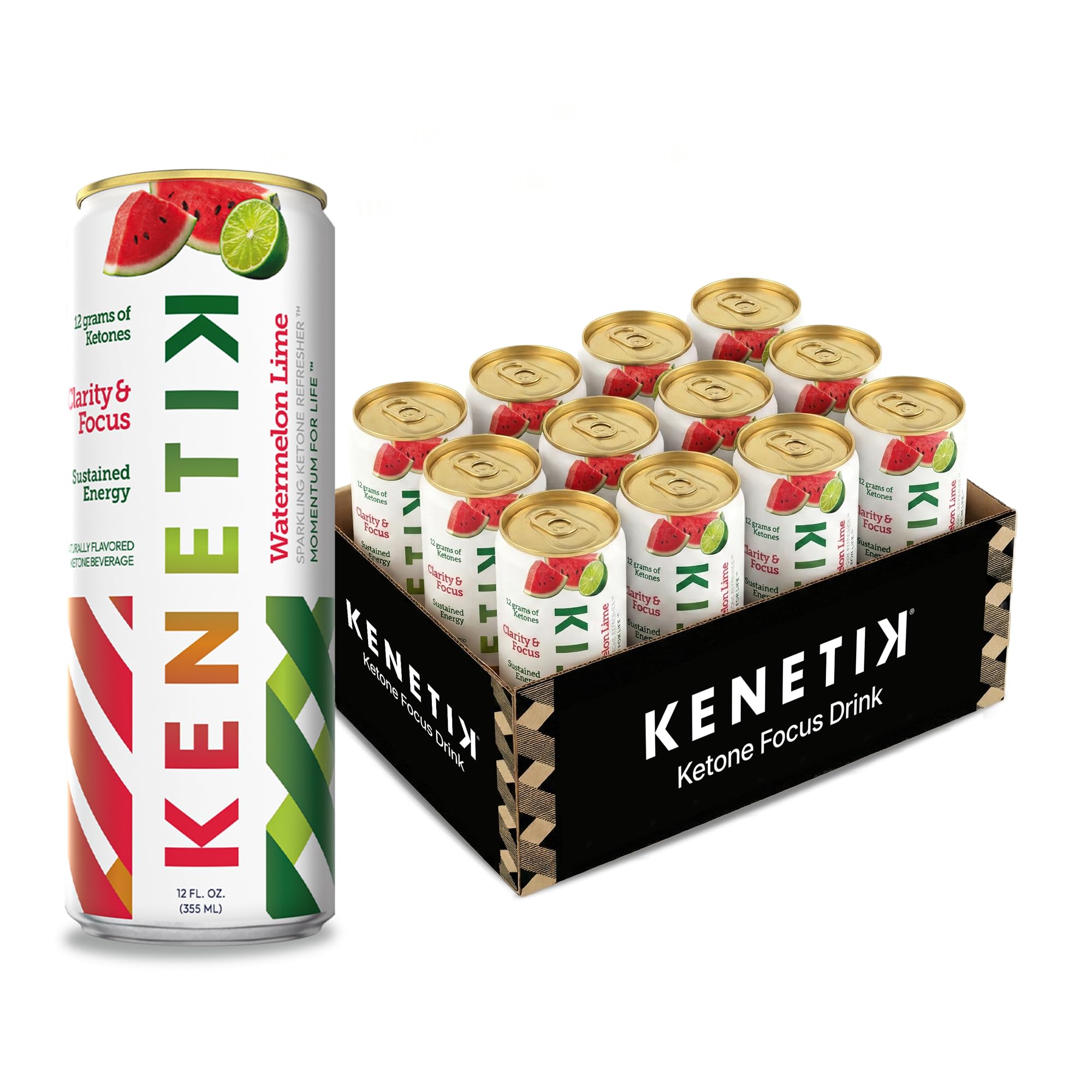 Amazon.com : Kenetik Ketone Focus Drink - Plant-Based D-BHB